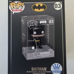 Sealed Batman Die-cast Funko Pop 