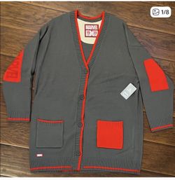 Marvel Cardigan Sweater New With Tag Size 1X