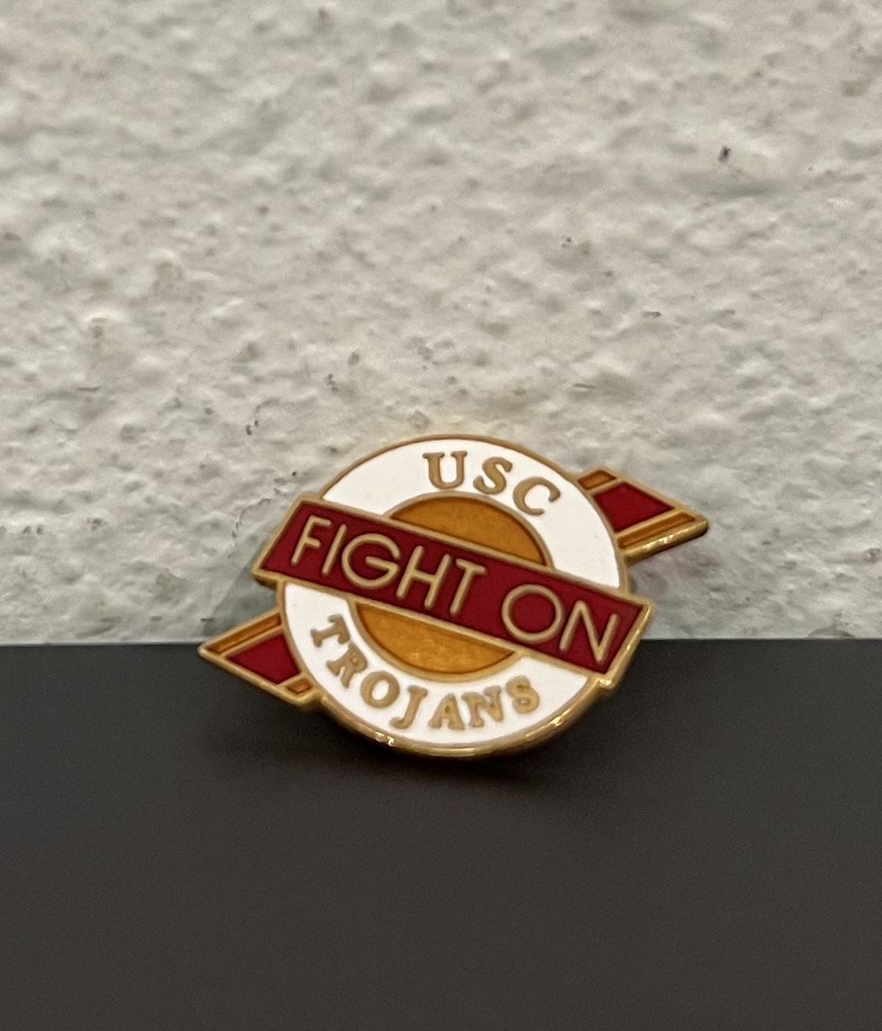 USC Trojans Lapel Hat Pin University Southern California Fight On