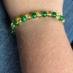 Yellow And Green Bracelet