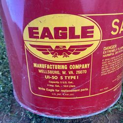 Gas Can safety proof excellent condition $20