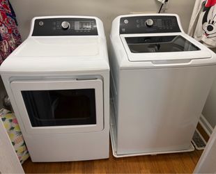 GE large capacity, washer and dryer set