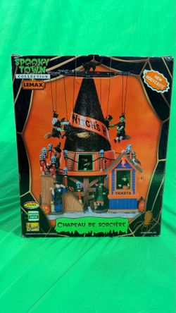 Lemax Spooky Town “ Witches Hat Carnival Ride”