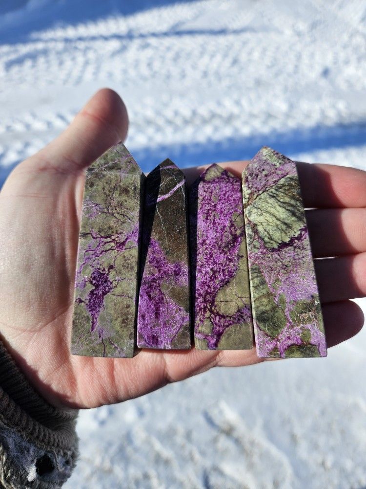 Stichtite Atlantisite Crystal Tower