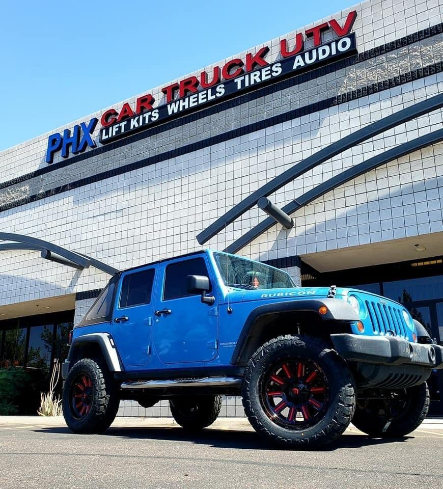 wheels tires leveling & lift kits accessories lights side steps installations for JEEP WRANGLER RUBICON JK JL ( WE Finance))