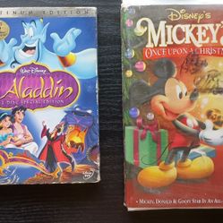 Disney VHS and DVD Set