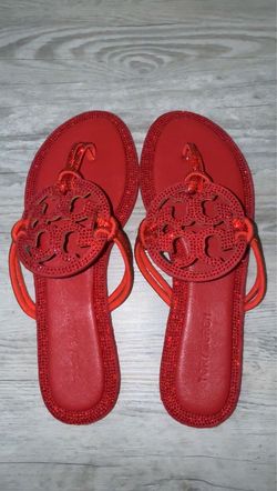 tory Burch , Red sparkly size 7