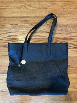 Black Svala Pinatex Vegan Tote