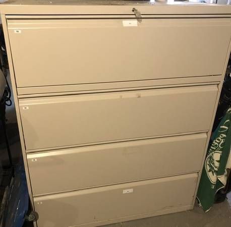 4-drawer filing cabinet