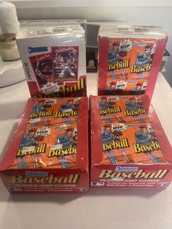 1990 Donruss unopened box’s baseballs cards