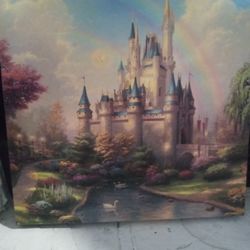 Disneys Thomas Kincade Canvas Picture 