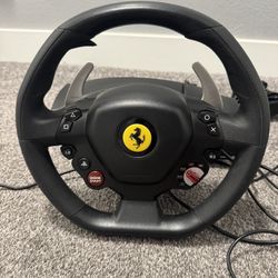 Thrustmaster T80 Ferrari 488 GTB Racing Wheel & Pedals (PS3/PS4/PC)
