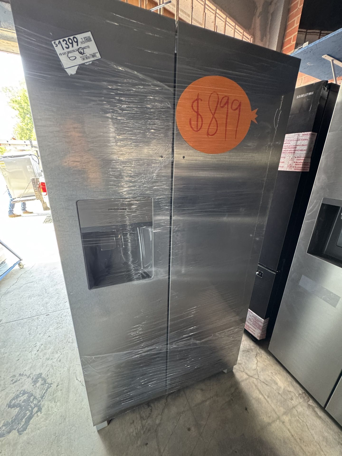 Frigidaire Stainless Steel Side-By-Side