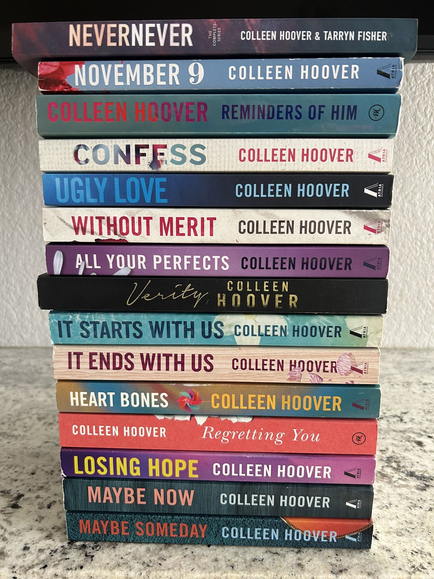 Colleen Hoover Paperback Books Fiction