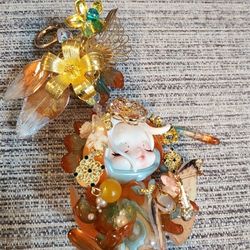 Beautiful Bag Charm or Car Charm
