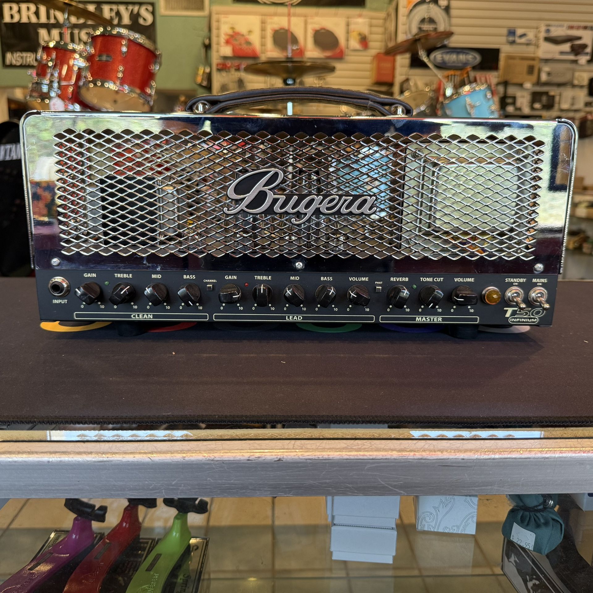 Bugera T50 Infinium 50-Watt 2-Channel Class-A Tube Amplifier Head