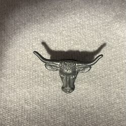 Hopalong Cassidy Bull Tie Slide 1950’s 