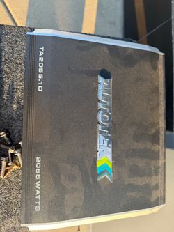 Autotek TA2055.1D 2055W Mono Car Amplifier