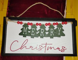 Merry Christmas wall decor