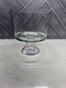 New Parfait Trifle lg Crystal Clear Serving Dish Bowls
