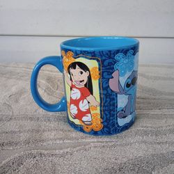Disney Lilo & Stitch Ceramic 20 oz Coffee Tea Mug Blue
