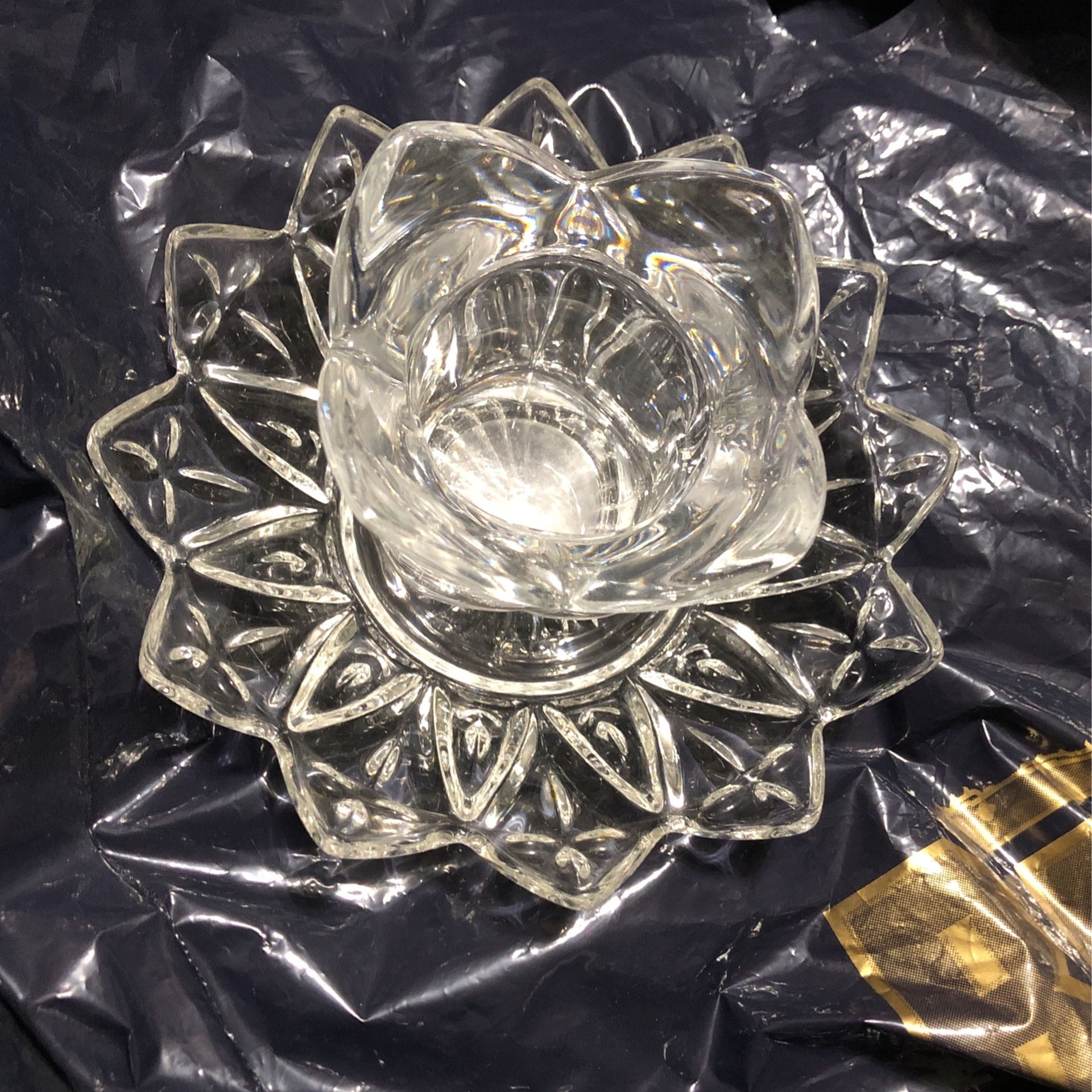 Glass Candle Holders