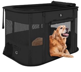 X-ZONE PET Dog Playpen, Puppy Cat Play Pen Portable Foldable Indoor/Outdoor Tent Crate Cage, Portable Pet Crate Small Size  30''