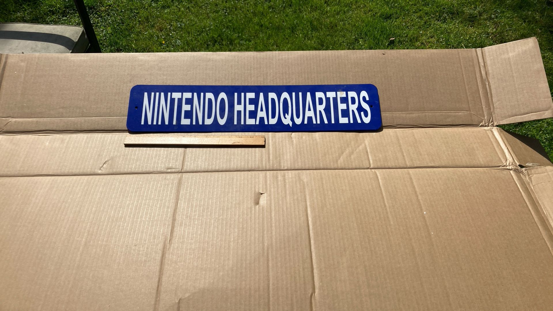 Nintendo Gamer Sign, Metal, 23 Inch Wide