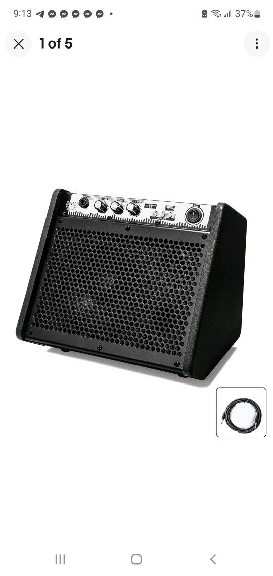 BRAND NEW..Coolmusic DM20 20W Bluetooth Personal Monitor Amplifier Electric Drum Amplifier