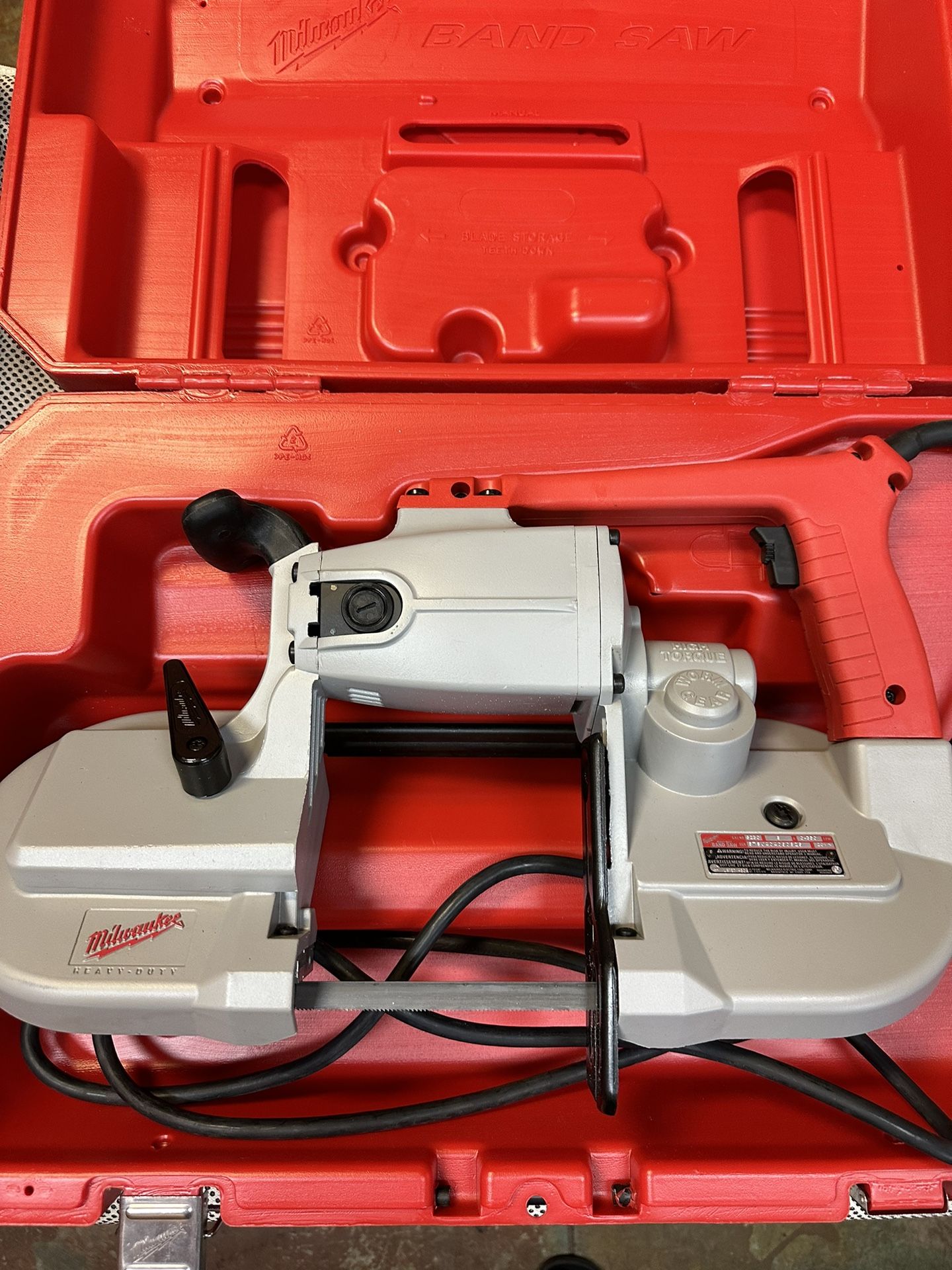 Milwaukee Band Saw Chorded