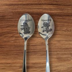 Pokemon Engraved On Spoons