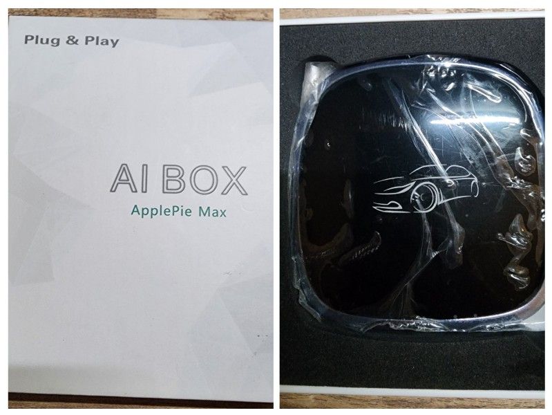 EXPLOTER AI-996 Max ApplePie - Carplay AI Box Android 10 Wireless CarPlay Android-auto 4G LTE SIM Mirror Shell Qualcomm 8 Core USB Youtube Netfix