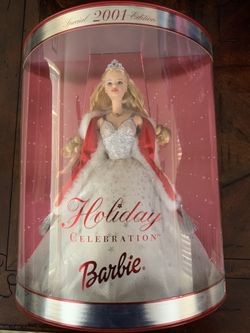 2001 Holiday Celebration Barbie New In Box