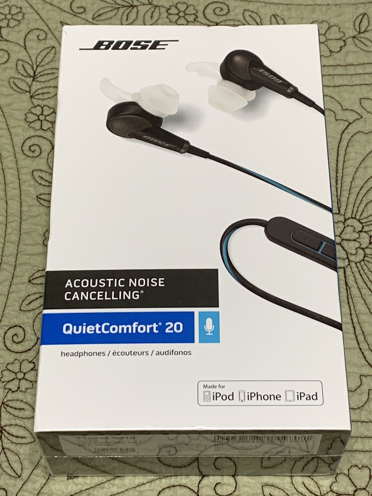 BOSE QuietComfort QC20 Noise Cancelling Headphone