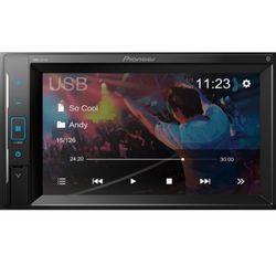 Pioneer  DMH-241EX
6.2" Resistive Touchscreen 2-DIN Digital Multimedia Receiver with Amazon Alexa Built-In when Paired with Pioneer Vozsis App, Blueto
