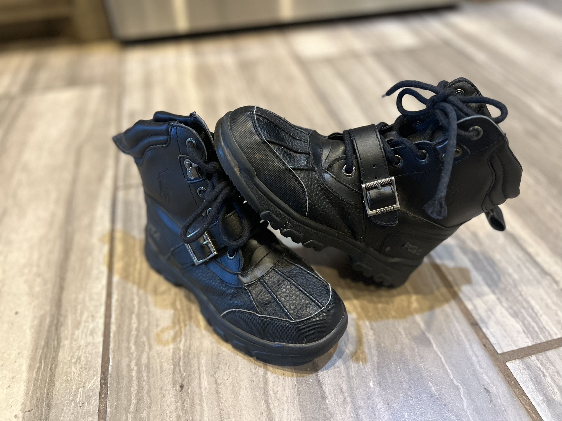 Boys Sz 1 Ralph Lauren Polo Boots