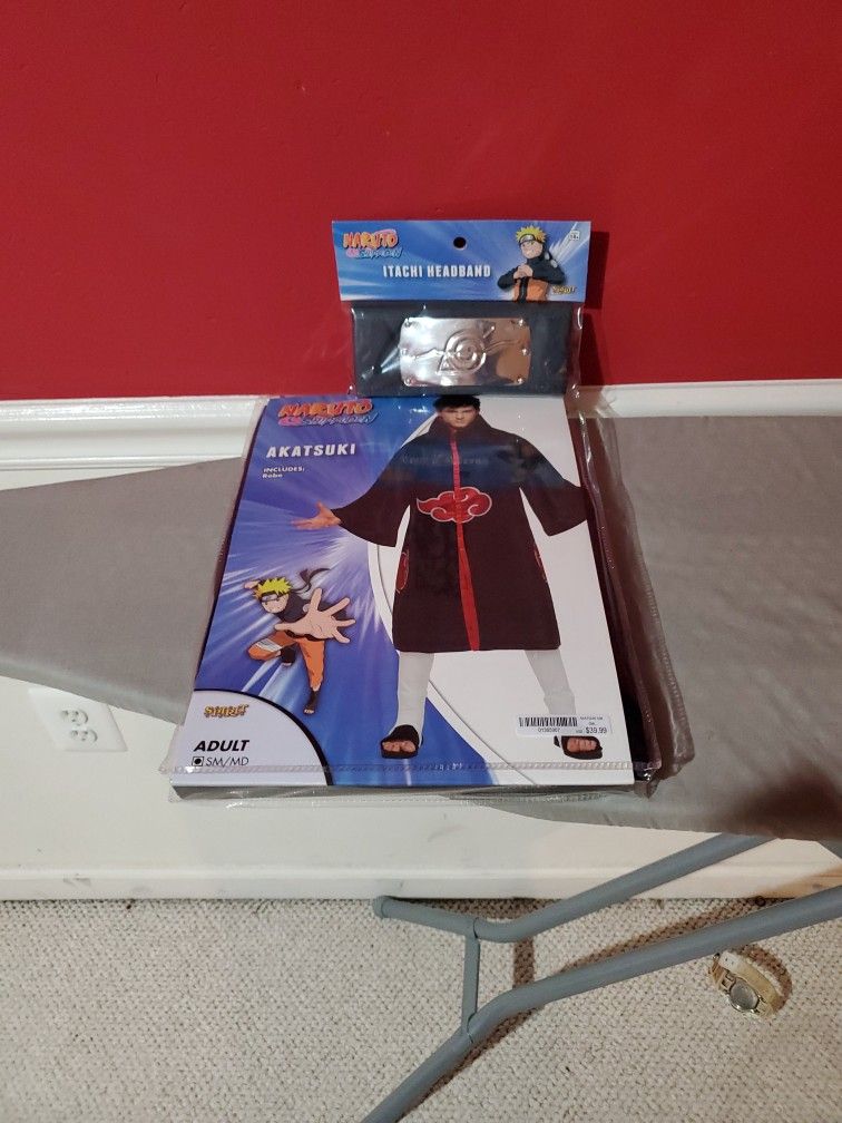 Akatsuki Robe Costume Men's Small