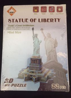 3D Puzzle, Statue of LIBERTY mini size