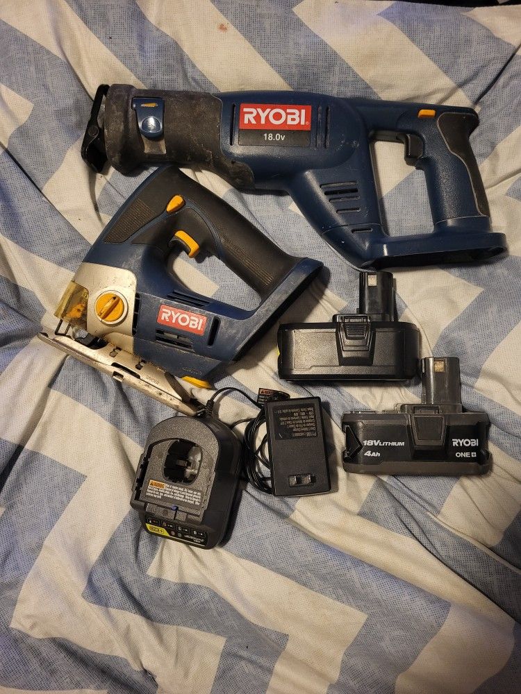 Ryobi Cordless Power Tools Set