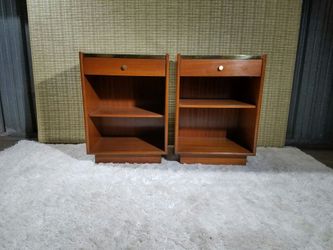 Mid Century Harvey Probber matching nightstands