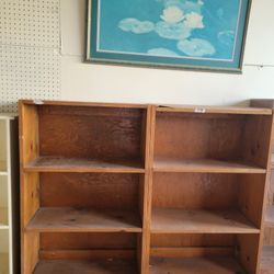 2 Three Shelf Bookcases
