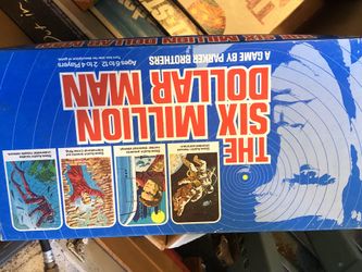 Board game bionic woman and six million dollar man