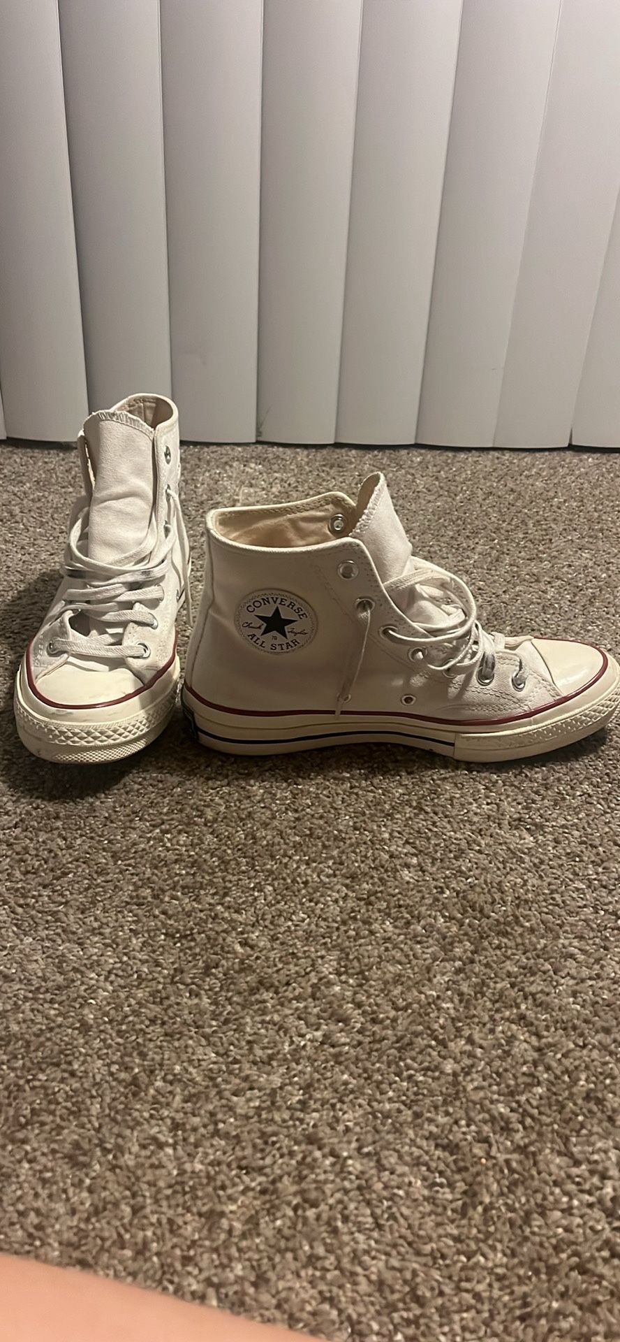 White High Top Converse