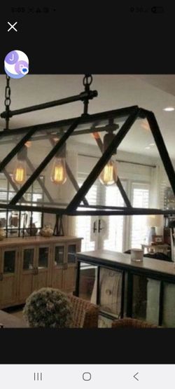 Pottery Barn Dining Light Over Table