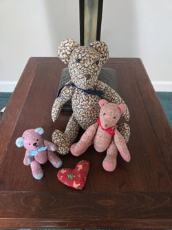 Vintage handmade bears 20 plus years old see description
