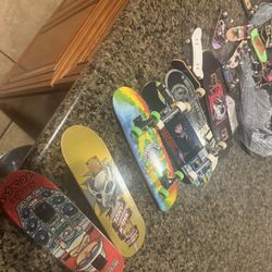 mini skateboards are many