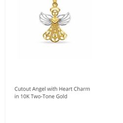 Angel Charm 10k