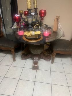 Marble dining table