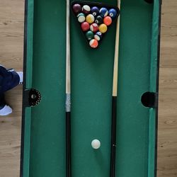 Kids Size Adjustable Pool Table 