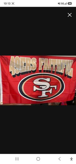 49ers Flag 5ftx3ft $20 Firm On Price